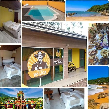 Pousada Vo Lica Com Piscina Penha  Esterno foto